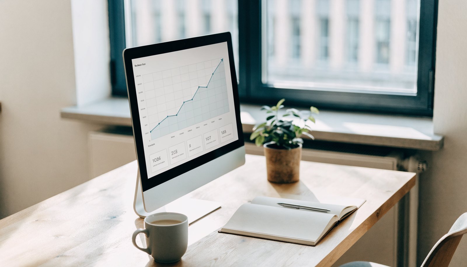 Illustrative photograph representing Portfolio Pulse, Volyat's in-house shop dashboard